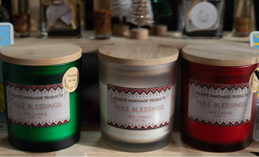Yule's Blessings Soy Candle